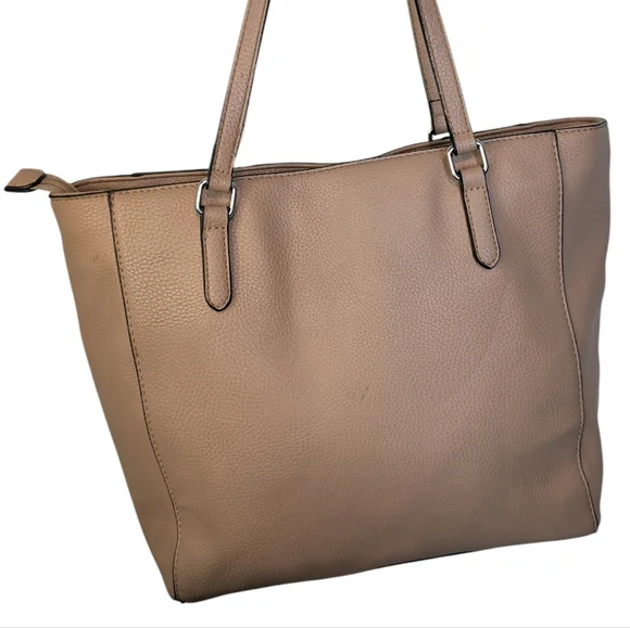 Nine West Tote Bag with Scarf Accent & Perfume  Bag Charm - Picture 3 of 8